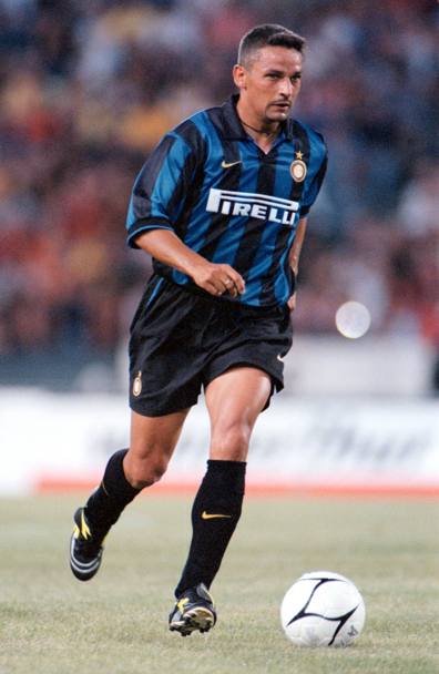 Roberto Baggio, in nerazzurro due anni fino al 2000(Omega)